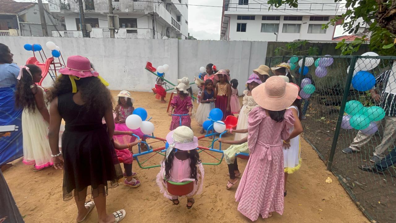 Revitalizing Childhood Joy: One Anuradha Renovates Playground at Thelagapatha Primary School, Wattala